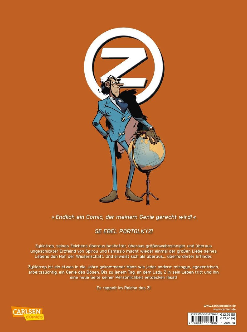 Spirou präsentiert 3: Lady Z (Rückseite)