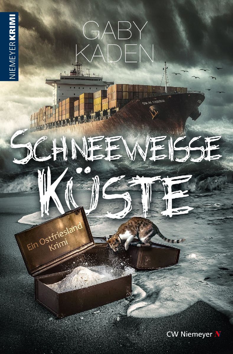 Schneeweiße Küste