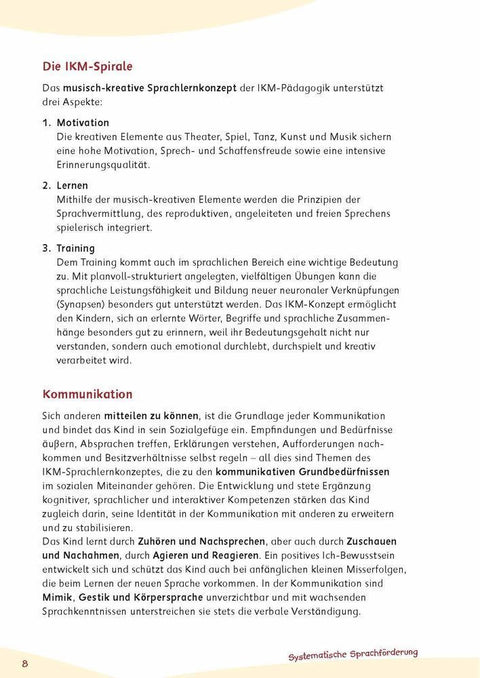 Systematische Sprachförderung für Kinder - mit Deutsch als Zweitsprache (DaZ)