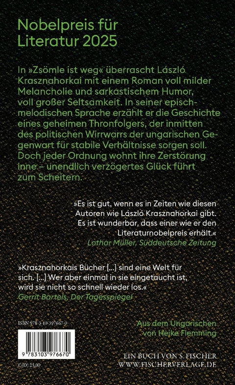 Zsömle ist weg