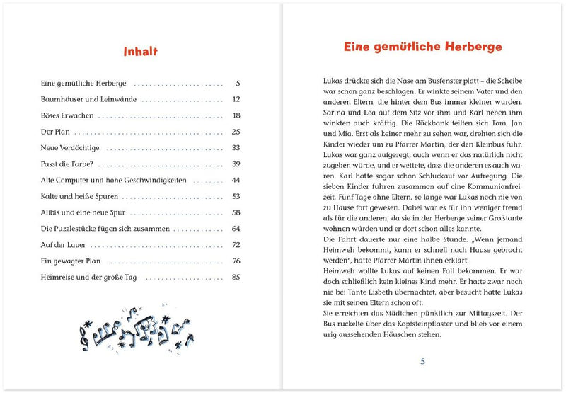 Drei Detektive auf heißer Spur (Innenansicht)