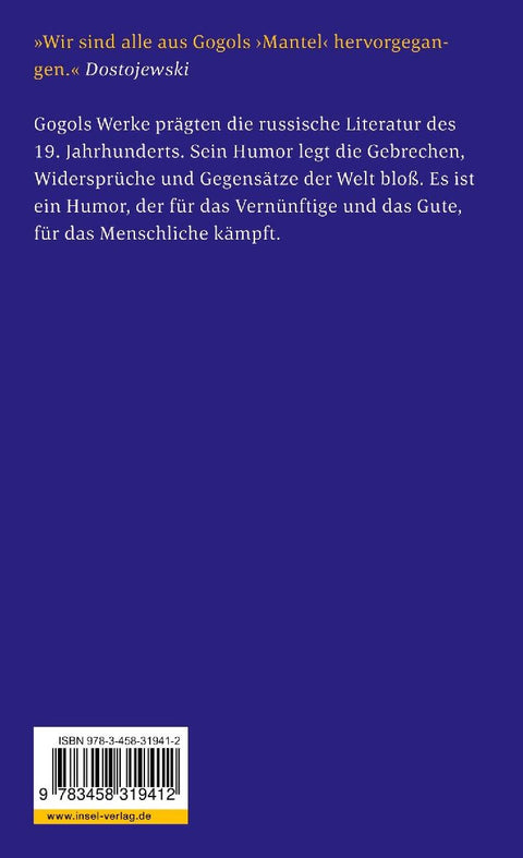Der Mantel und andere Erzählungen