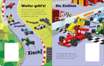 Wer gewinnt das Autorennen? (Innenansicht)