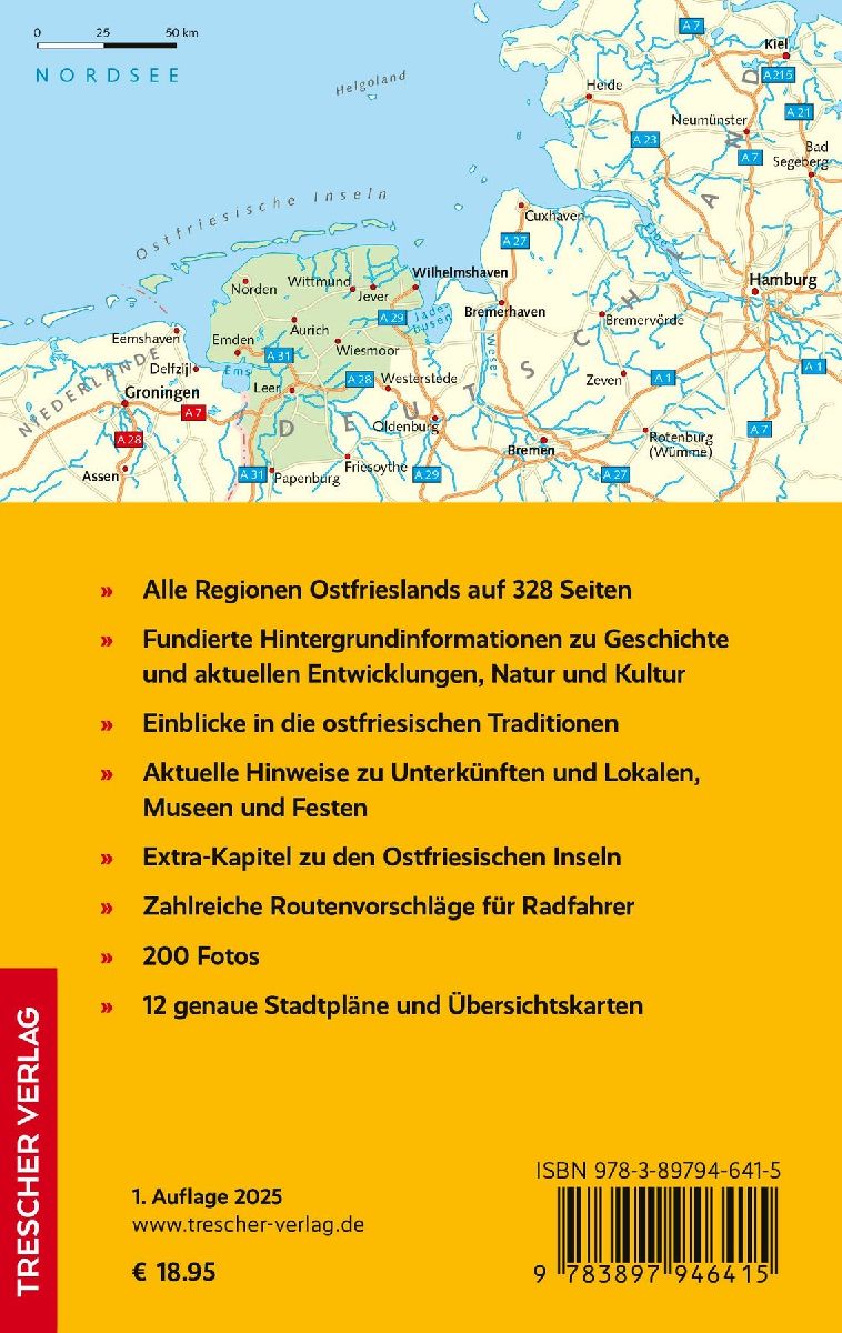 TRESCHER Reiseführer Ostfriesland (Rückseite)