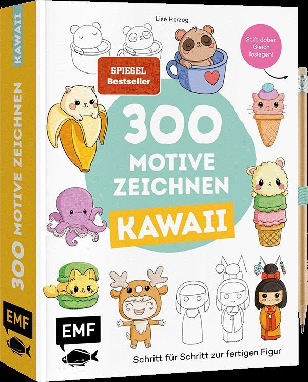 300 Motive zeichnen - Kawaii