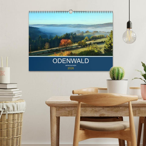 Odenwald - Impressionen (Wandkalender 2026 DIN A3 quer), CALVENDO Monatskalender