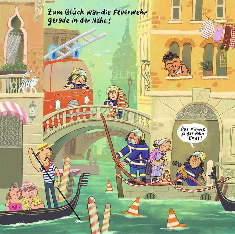 Die Feuerwehr macht Urlaub (Innenansicht)