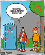 Finde den Fehler - Bildersuchrätsel mit Cartoons (Innenansicht)