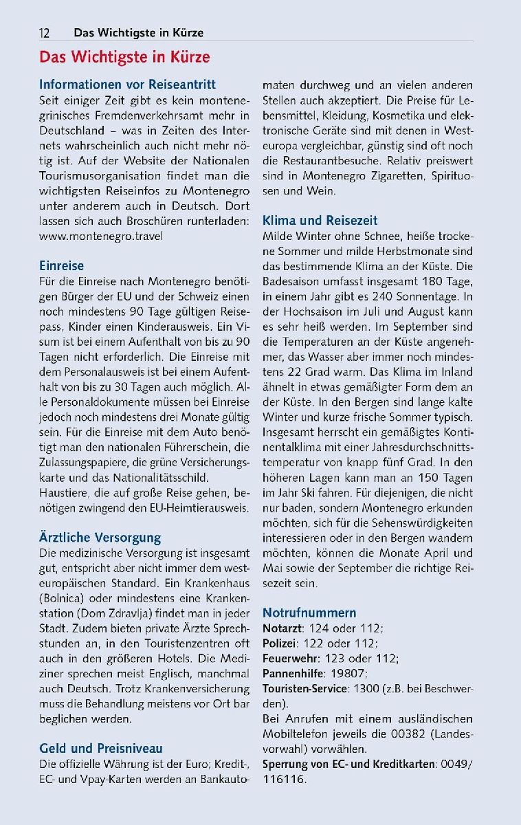 TRESCHER Reiseführer Montenegro (Innenansicht)