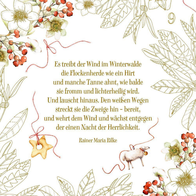 Kreativ-Adventskalender - Wundervolle Winterwelt (Innenansicht)