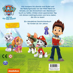 PAW Patrol: Mein Uhrenbuch - Rund um die Uhr im Einsatz mit den Fellfreunden (Rückseite)