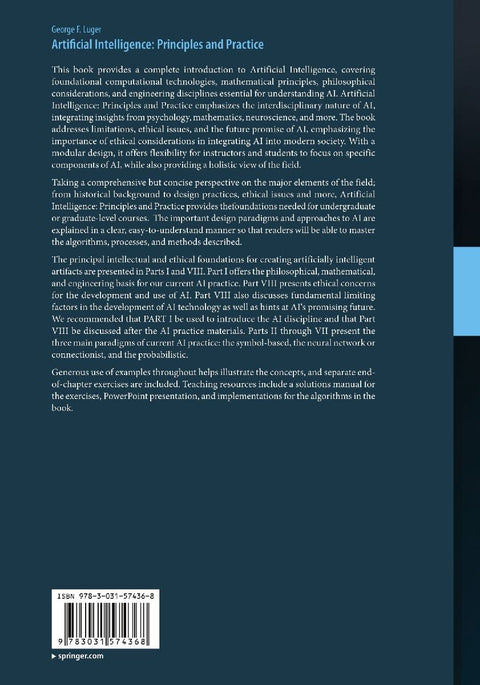 Artificial Intelligence: Principles and Practice