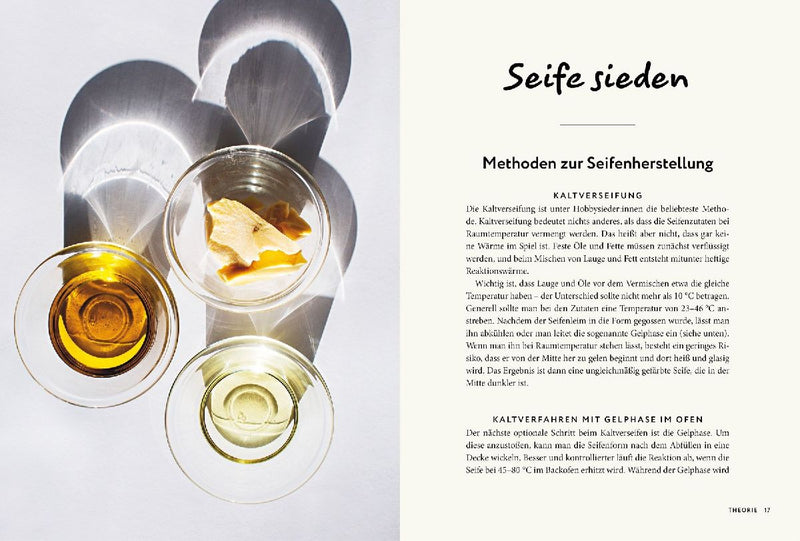 Handgemachte Naturseifen (Innenansicht)