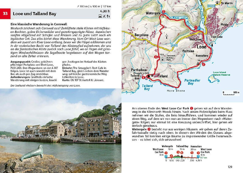 ROTHER Wanderführer Cornwall - Devon (Innenansicht)