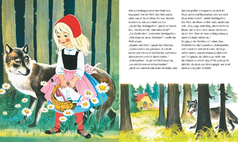 Kinderbücher aus den 1970er-Jahren: Mein großer Märchenschatz (Innenansicht)