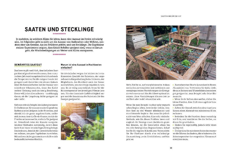Hochbeet - einfach gärtnern und ertragreich ernten (Innenansicht)