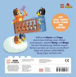 LEGO DUPLO Bluey Verpackung. Ein Bilderbuch