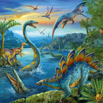Faszination Dinosaurier. Puzzle 3 X 49 Teile (Innenansicht)