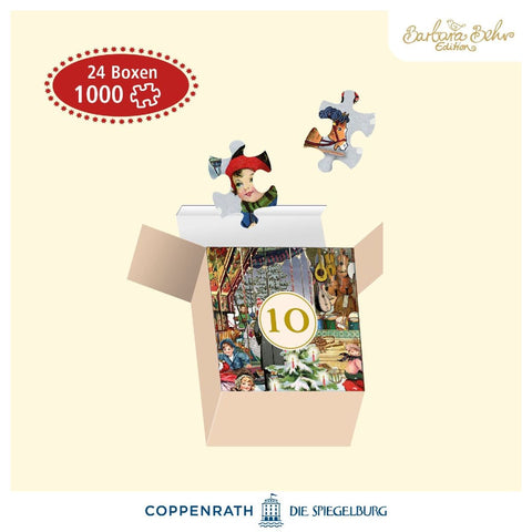 Puzzle-Adventskalender - Nostalgischer Weihnachtsmarkt