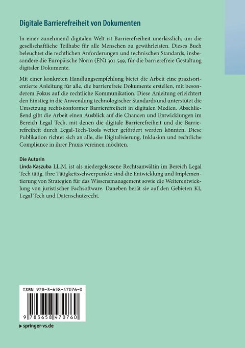 Digitale Barrierefreiheit von Dokumenten