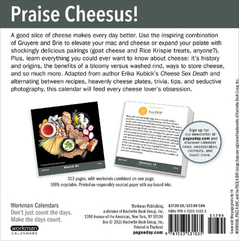 Cheese Sex Death Page-A-Day(r) Calendar 2026
