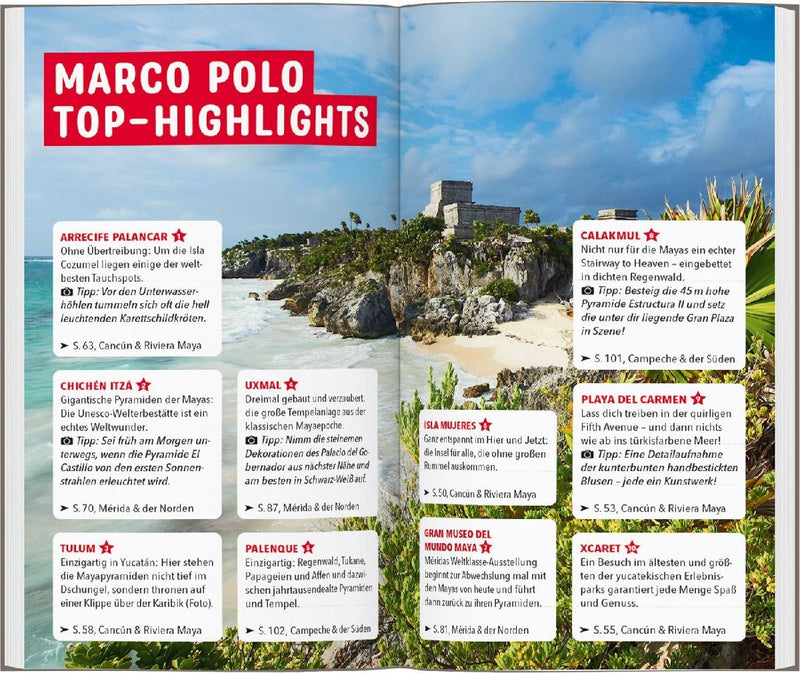 MARCO POLO Reiseführer Yucatan (Innenansicht)
