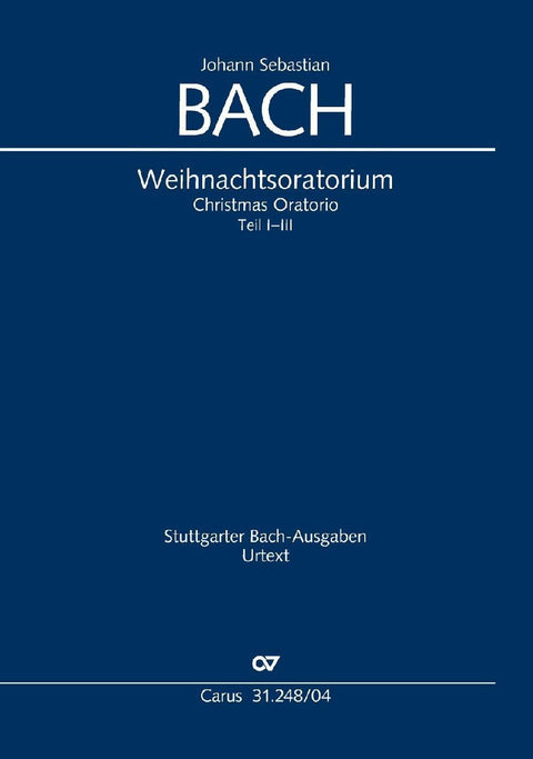 Weihnachtsoratorium (Klavierauszug deutsch)