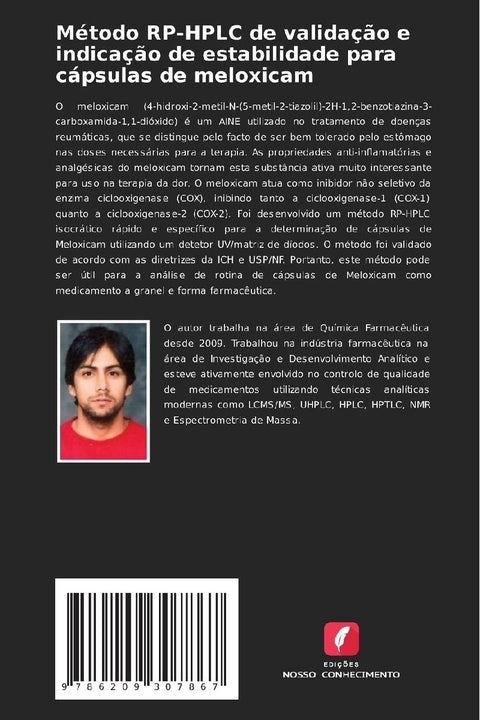 Método RP-HPLC de validação e indicação de estabilidade para cápsulas de meloxicam