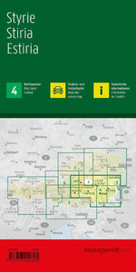 Steiermark, Straßen- und Freizeitkarte 1:200.000, freytag & berndt