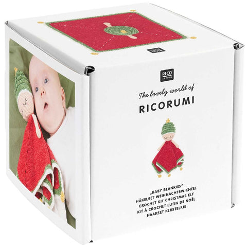Ricorumi Häkelset "Baby Blankies" Weihnachtswichtel