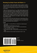 Mastering Quantitative Finance with Modern C++ (Rückseite)
