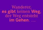 In der Komfortzone wächst nichts. Die schönsten Gärten blühen außerhalb. (Innenansicht)