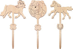 Holzponys zum Bemalen (Innenansicht)