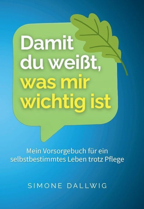 Damit du weißt, was mir wichtig ist