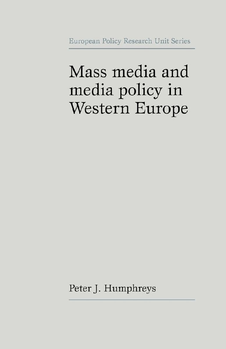 Mass media and media policy in Western Europe