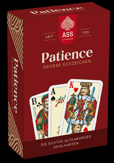 Patience, große Eckzeichen