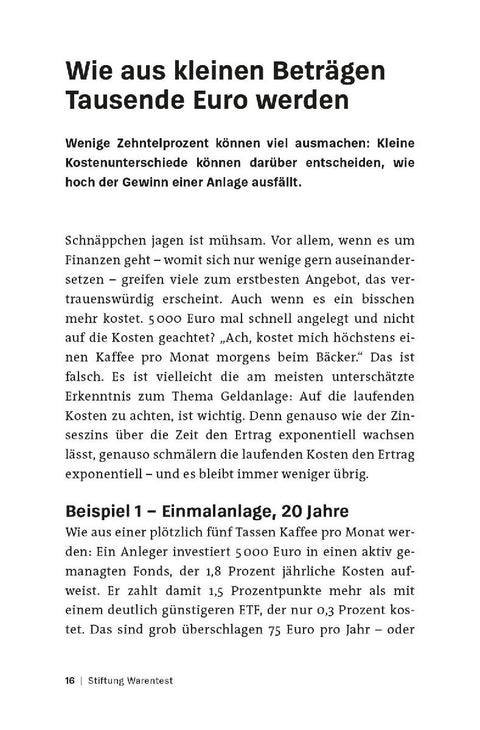 Geldanlage Basics