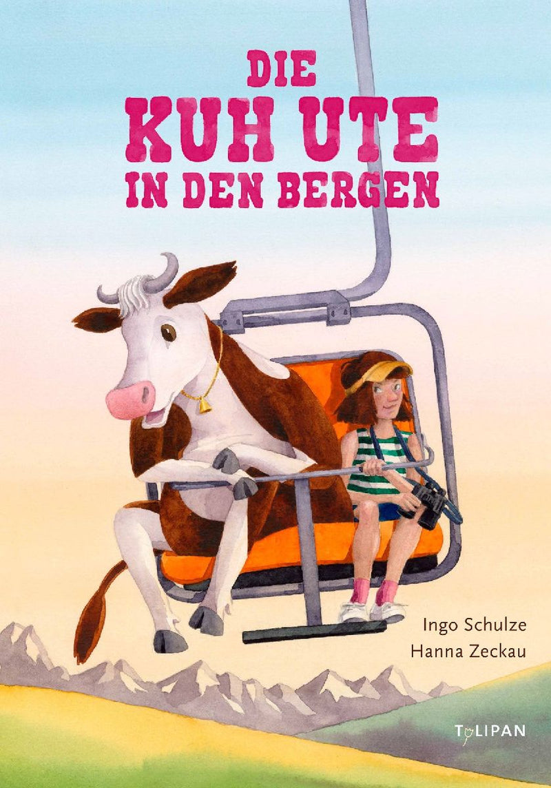 Die Kuh Ute in den Bergen