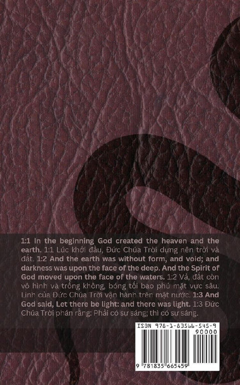 The First Book of Moses; Genesis / Sách đầu tiên của Moses; Sáng thế ký