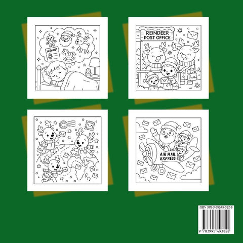 Lettres au Père Noël - Livre de coloriage