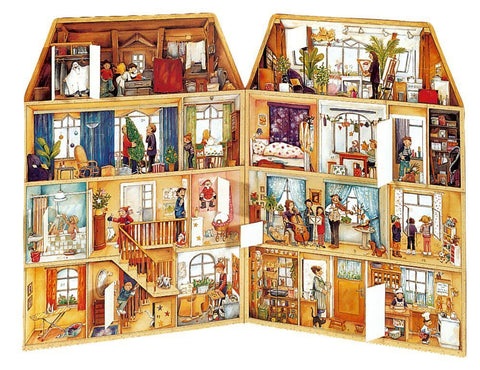Aufstell-Adventskalender - Im Weihnachtshaus