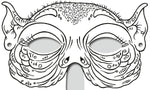 Abenteuer-Masken zum Ausmalen