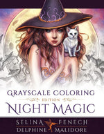 Night Magic - Grayscale Coloring Edition