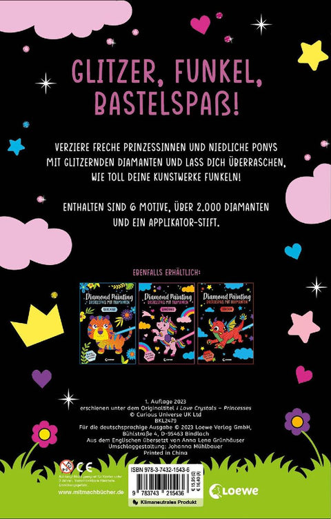 Diamond Painting - Bastelspaß mit Diamanten - Prinzessinnen
