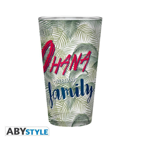 DISNEY - Large Glass - 400ml - Lilo & Stitch