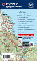 KOMPASS Wanderkarten-Set 2260 Azoren (2 Karten) 1:50.000 (Rückseite)