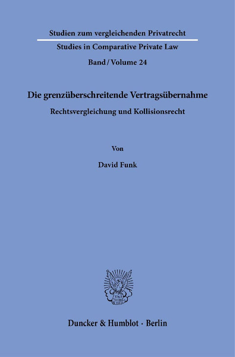 Die grenzüberschreitende Vertragsübernahme