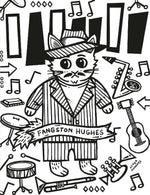 Literary Cats Coloring Book