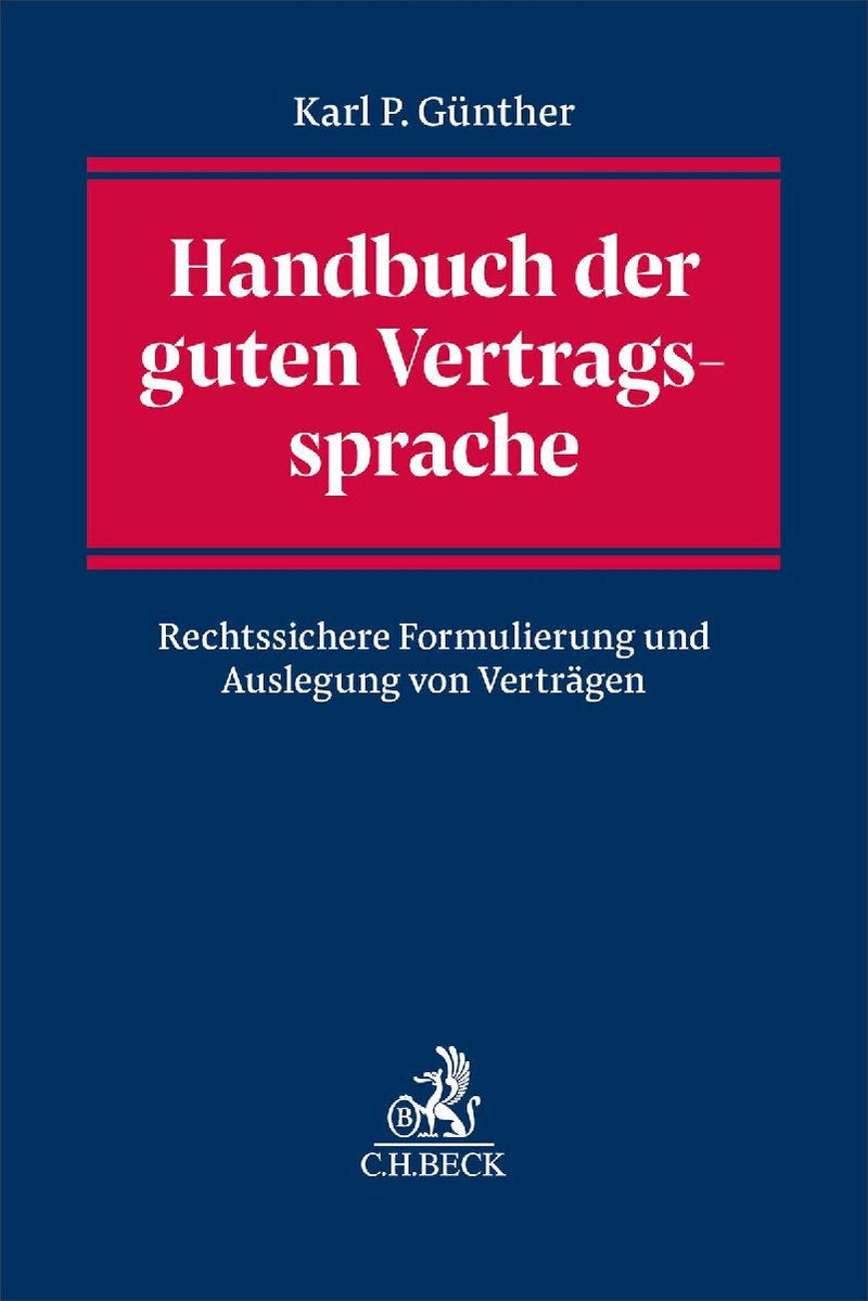 Handbuch der guten Vertragssprache
