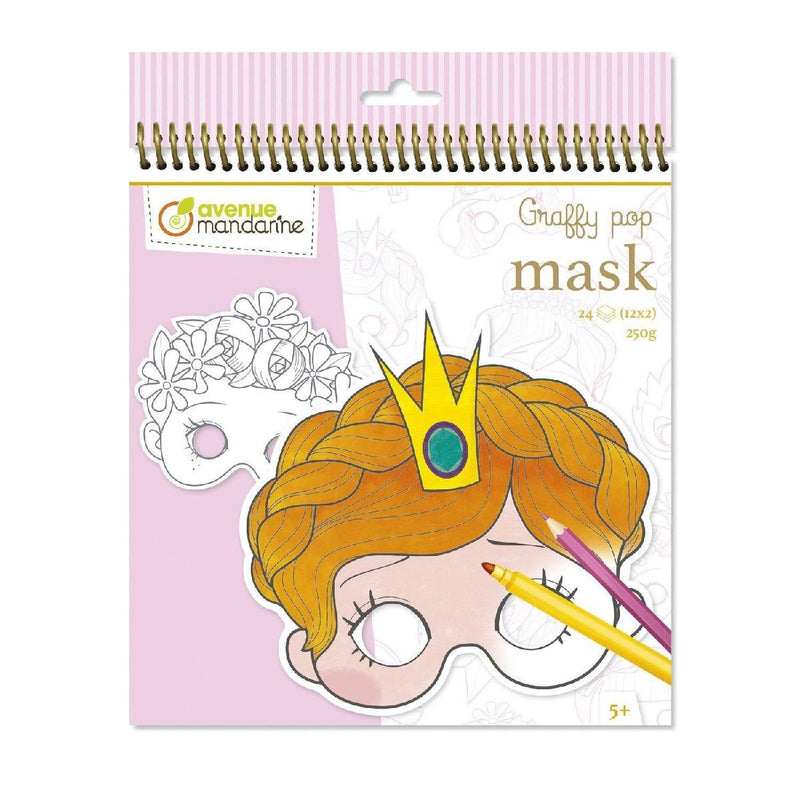 Graffy Pop, Maskenmalbuch Mädchen